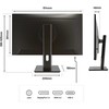 Monitorius JAPANNEXT 68,5 cm JN-IPS27FHDR-C65W-HSP 16:9 HDMI/DP FHD