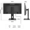 Carruzzo JAPANNEXT JN-27IPS4FLWQHDR-HSP kompiuterio monitorius 68,6 cm (27″) 2560 x 1440 pikseliai Wide Quad HD LCD Juoda