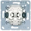 JUNG 534 U - Pushbutton switch - 1P - Metallic,Baltas - 250 V - 10 A