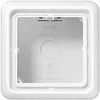 Jung CD 581 A WW Aufputz-Kappe 1f mit Rahmen