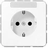 Jung CD1520NAWW SCHUKO Steckdose mit Schriftf.
