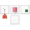 Jung NRSLS0834WW Notrufset komplett m Rahmen 1f f LS990 aws