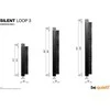 „Be Quiet! Silent Loop 3“ 360 mm procesorius. Viskas viename skysčio aušintuvas. 12 cm. Juodas. 1 vnt.