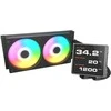 Universalus CPU skysčio aušintuvas Cougar Poseidon Vistek Pro 240, ARGB, 120 mm ventiliatoriai, 700–2500 aps./min., Juodas