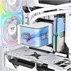 K Thermaltake MAGCurve 360 Ultra Snow universalus skysčio aušintuvas su ARGB ventiliatoriumi
