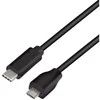 USB kabelis LogiLink USB-C - mikroUSB 0, 5 m Juoda (0196 VV)