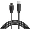 Kabelis USB LogiLink USB-C - microUSB 0.5 m Juodas (CU0196)