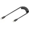 USB kabelis Digitus USB-C - USB-C 1 m Juodas (AK-300431-006-S)