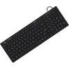 Klaviatūra „KeySonic Industrie-TAS“, silikonas, IP68, juodas, KSK-6031INEL-B(DE)