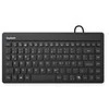 Keysonic KSK-3230 IN Klaviatūra, Antimikrobinė silikoninė apsauga; 100 % atsparus vandeniui, atitinka IP68 standartą; Atsparus spausdinimas apsaugo klavišus nuo blukimo, Anglų kalba, su laidomis, Juodas