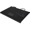 Klaviatūra KeySonic KSK-3210ELU (DE) Super-Mini Touchpad juodas