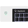 Klaviatūra „KeySonic Super-Mini-TAS“ jutiklinė planšetė, B formos lemputė, juoda, KSK-3211ELU(DE)