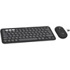 Klaviatūra ir pelė Logitech Pebble 2 Combo for Mac, grafito spalvos