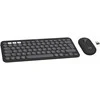 Klaviatūra ir pelė Logitech Pebble 2 Combo for Mac, grafito spalvos
