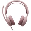 Logitech Zone su laidu 2 skirta Business, su laidu, 20 - 20000 Hz, Calls/Music, 223.5 g, Ausinės, Rose