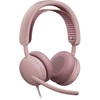 Logitech Zone su laidu 2 skirta Business, su laidu, 20 - 20000 Hz, Calls/Music, 223.5 g, Ausinės, Rose