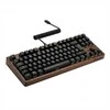 Klaviatūra Sharkoon SKILLER SGK50 S2 Wood PBT(holz/juodas, IT-išdėstymas, Gateron G Pro 3.0 Geltona)
