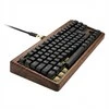 Klaviatūra Sharkoon SKILLER SGK50 S3 Wood PBT(holz/juodas, IT-išdėstymas, Gateron G Pro 3.0 Geltona)