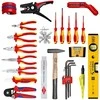 23 dalių elektriko įrankių rinkinys KNIPEX Robust26 Move