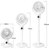 Wentylator Ronic Zyle INCA Ventiliatorius +Akku BLDC-Motor 5 poziomów LED balta