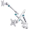 Laikiklis Assmann Electronic DIGITUS Dual Monitorius Mount 2x35inch 2x10kg Mechanical Spring VESA 75x75 100x100 Baltas