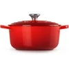 Le Creuset Signature Roaster apvalus 22 cm vyšnių raudonumo (21177220602430)