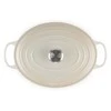Virtuvės Indai - Le Creuset Signature Keptuvė 6.3L Ketaus Emaliuota Ovali 31cm Meringue
