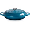 Virtuvės Indai - Le Creuset Signature Seklioji Keptuvė 30cm Gili Mėlyna