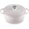 Le Creuset Signature ketaus apvalus troškintuvas 24 cm apvalkalu rožinė
