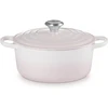Le Creuset Signature ketaus apvalus troškintuvas 24 cm apvalkalu rožinė