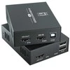Level One System przekazu sygnału AV LevelOne LevelOne HDMI over Cat.5/6 Extender kit 4K, 100m juodas