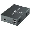 Level One System przekazu sygnału AV LevelOne LevelOne HDMI over Cat.5/6 Extender kit 4K, 100m juodas