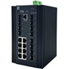 Šakotuvas Level One Carruzzo LevelOne IGU-2072 tinklo komutatorius Valdomas L2+ Gigabit Ethernet (10/100/1000) Juoda