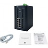 Šakotuvas Level One Carruzzo LevelOne IGU-2072 tinklo komutatorius Valdomas L2+ Gigabit Ethernet (10/100/1000) Juoda