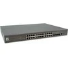 Šakotuvas Digital Data Communications Zarządzalny przełącznik PoE+ LevelOne GB/L3 28-portowy 19" 400W 10Gbps