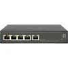 Šakotuvas Carruzzo LevelOne GES-2105P tinklo komutatorius Valdomas L2 Gigabit Ethernet (10/100/1000) Maitinimas per Eternetą (PoE) Juoda