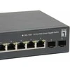 Šakotuvas Level One Carruzzo LevelOne GEP-1051 tinklo komutatorius Valdomas L2/L3/L4 Gigabit Ethernet (10/100/1000) Maitinimas per Eternetą (PoE) Juoda