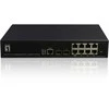 Šakotuvas Level One Zarządzalny przełącznik PoE+ LevelOne GB/L2 10-portowy 19" 180 W 1 Gb/s