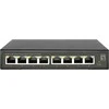 Šakotuvas Level One Carruzzo LevelOne GES-2108 tinklo komutatorius Valdomas L2 Gigabit Ethernet (10/100/1000) Juoda