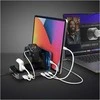 USB Įkrovimo Stotis - LINDY 160W 6 Prievadų Išmanusis Įkroviklis 3A USBType A ir C