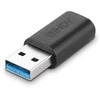 Adapteris - LINDY USB 3.2 Type A į C Adapteris, Juodas