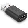 Adapteris - LINDY USB 3.2 Type A į C Adapteris, Juodas