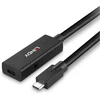 USB Prailginimo Laidas - LINDY USB 3.2 Type C Aktyvus Prailginimo Laidas, M/F, 10Gbps, Duomenų Perdavimas, 5 m