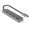 USB Hub - LINDY 4 Prievadų USB 3.0 Hub su Maitinimo/Išjungimo Jungikliais, 5 Gbps, Type A