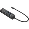 LINDY USB-C šakotuvas su trimis USB 3.2 jungtimis