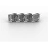 USB Priedas - LINDY USB Type A Prievadų Blokatoriai, 10 vnt., Balti