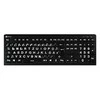 Klaviatūra LogicKeyboard XL-Print Astra 2 Baltas on Juodas DE (PC)