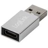 USB adapteris LogiLink USB-C – USB Sidabrinis (AU0056)
