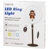 Žiedinė lempa LogiLink Statyw do lampy pierścieniowej dla smartfona su pultu DM 25cm
