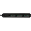 LogiLink 3 gniazda 1.5m juoda